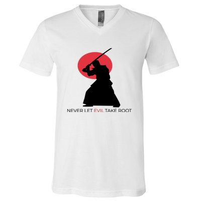 Otoya Yamaguchi Never Let Evil Take Root V-Neck T-Shirt