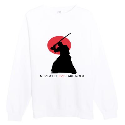 Otoya Yamaguchi Never Let Evil Take Root Premium Crewneck Sweatshirt