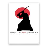 Otoya Yamaguchi Never Let Evil Take Root Poster