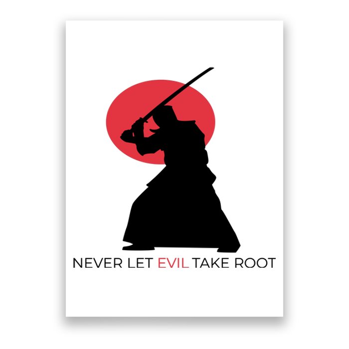 Otoya Yamaguchi Never Let Evil Take Root Poster