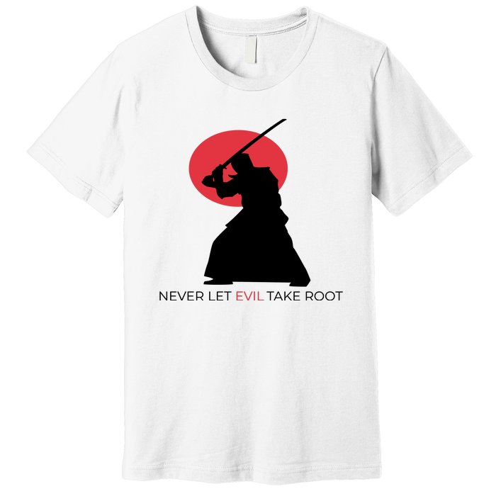 Otoya Yamaguchi Never Let Evil Take Root Premium T-Shirt