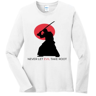 Otoya Yamaguchi Never Let Evil Take Root Ladies Long Sleeve Shirt