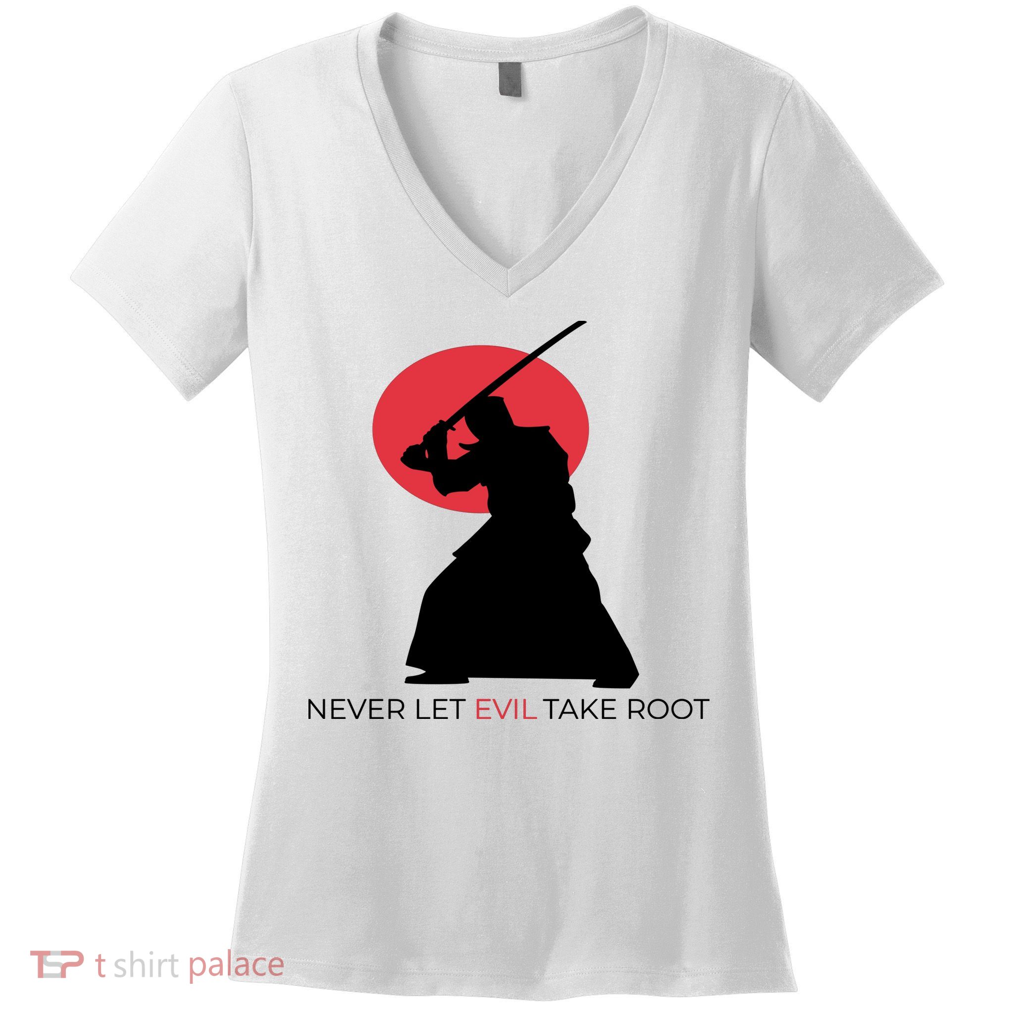 Otoya Yamaguchi Never Let Evil Take Root Women's V-Neck T-Shirt
