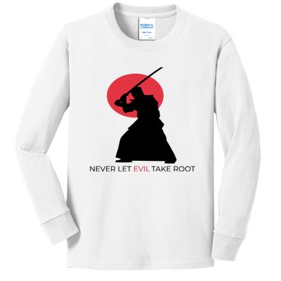 Otoya Yamaguchi Never Let Evil Take Root Kids Long Sleeve Shirt