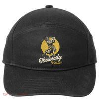 Obviously YouRe Not A Golfer Funny Dude Retro 7-Panel Snapback Hat