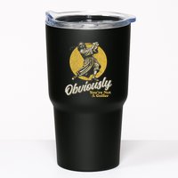 Obviously YouRe Not A Golfer Funny Dude Retro Tumbler