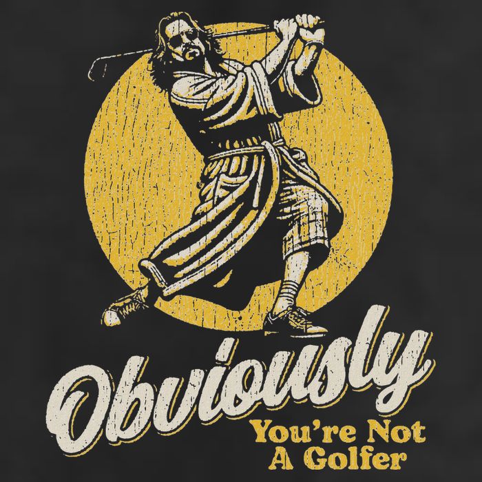 Obviously YouRe Not A Golfer Funny Dude Retro Tumbler