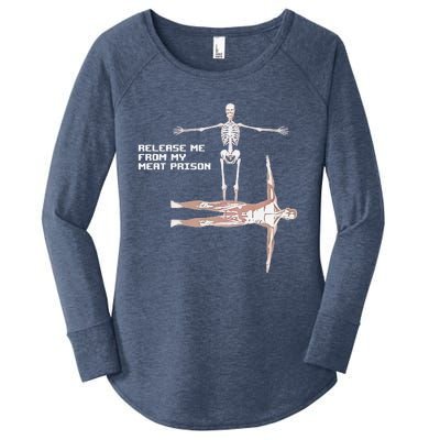 Once You Put My Meat In Your Mouth You're Going To Want To Women's Perfect Tri Tunic Long Sleeve Shirt