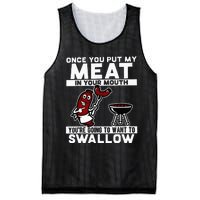 Once You Put My Meat In Your Mouth Youre Going To Want To Mesh Reversible Basketball Jersey Tank