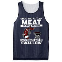 Once You Put My Meat In Your Mouth, You're Going To Want To Mesh Reversible Basketball Jersey Tank