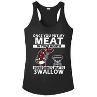 Once You Put My Meat In Your Mouth Ladies PosiCharge Competitor Racerback Tank