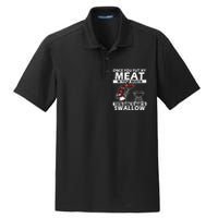 Once You Put My Meat In Your Mouth Dry Zone Grid Polo