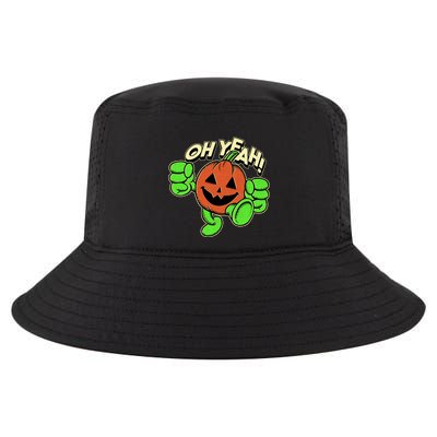Oh Yeah! Pumpkin Man Cool Comfort Performance Bucket Hat