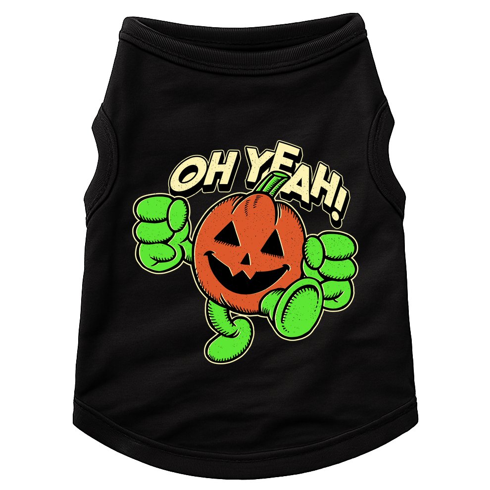 Oh Yeah! Pumpkin Man Doggie Tank
