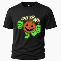 Oh Yeah! Pumpkin Man Cooling Performance Crew T-Shirt