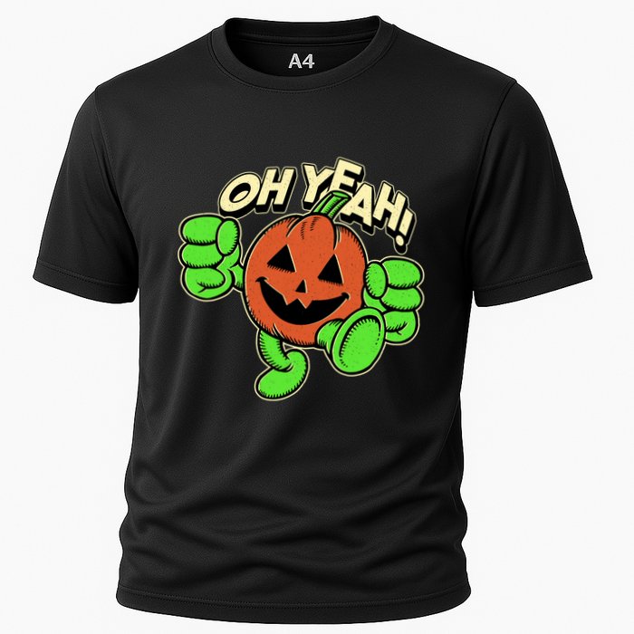 Oh Yeah! Pumpkin Man Cooling Performance Crew T-Shirt