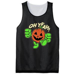 Oh Yeah! Pumpkin Man Mesh Reversible Basketball Jersey Tank