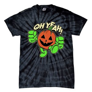 Oh Yeah! Pumpkin Man Tie-Dye T-Shirt