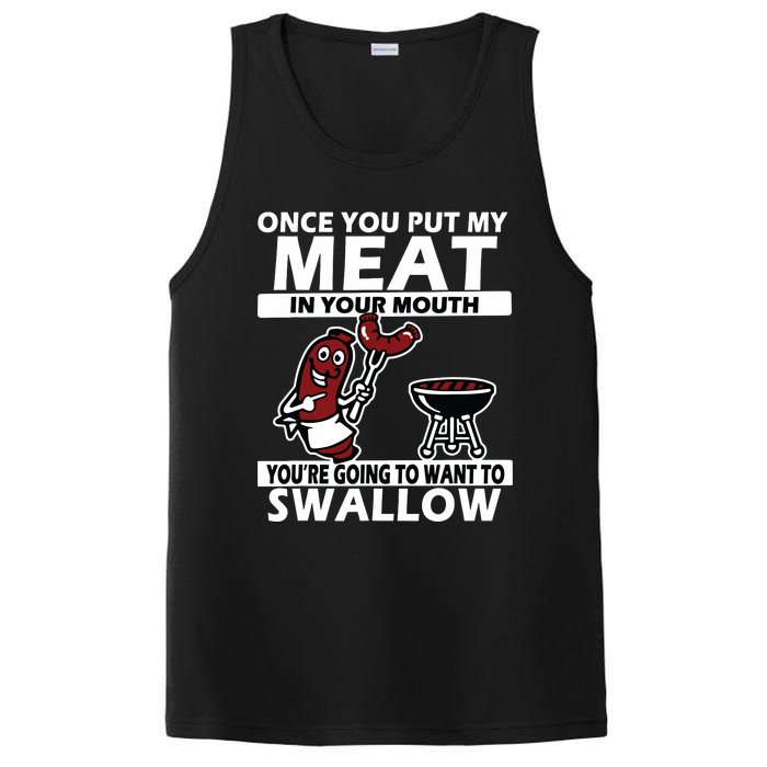 Once You Put My Meat In Your Mouth, You're Going To Want To PosiCharge Competitor Tank