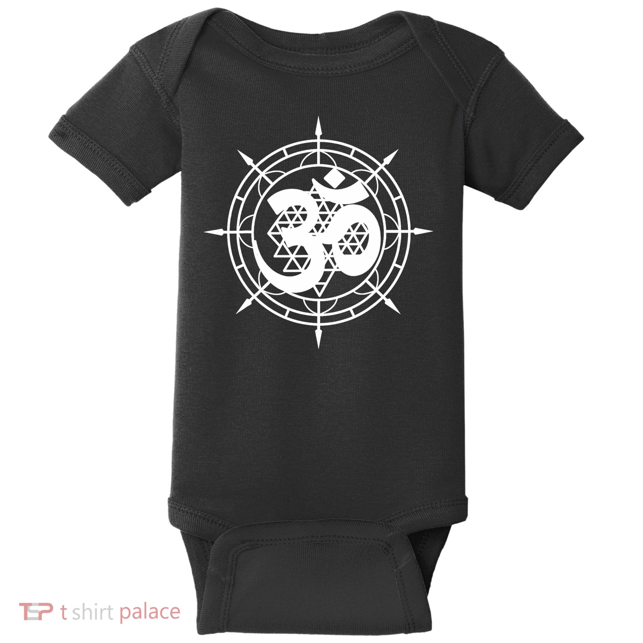Om Yantra Spiritual Symbol Meditation Yoga Mindfulness Aum  Baby Bodysuit