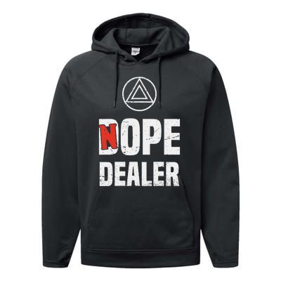 One Year Sober Anniversary Alcoholics Anonymous Aa Sponsor Performance Fleece Hoodie