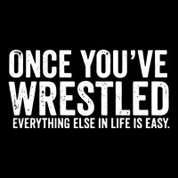 Once You Wrestle 7-Panel Snapback Hat