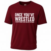 Once You Wrestle Cooling Performance Crew T-Shirt