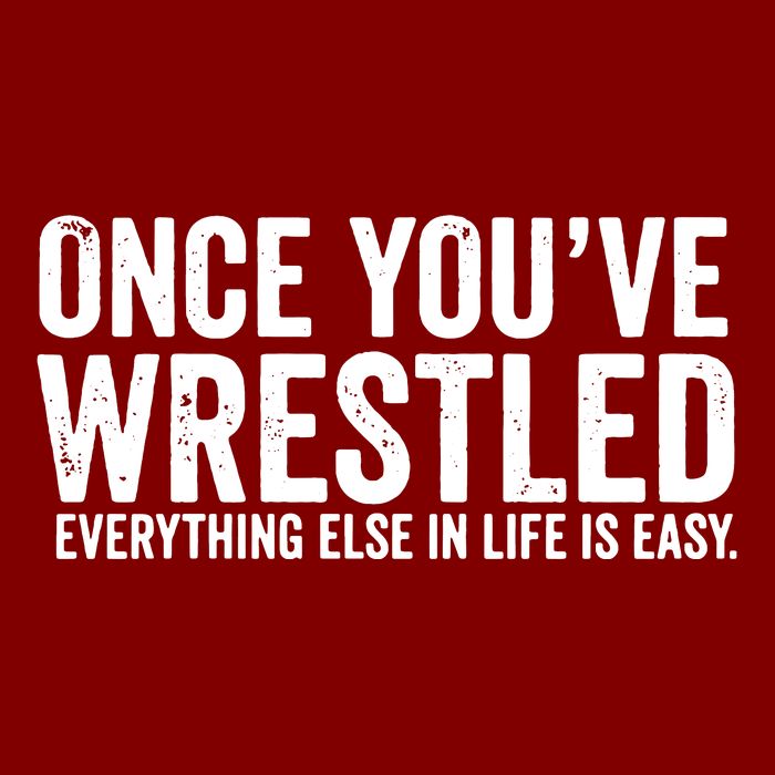 Once You Wrestle Cooling Performance Crew T-Shirt