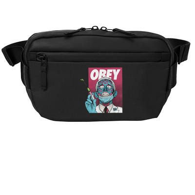 Obey Zombie Fauci Fauci Ouchie Political Tee Shirt Crossbody Pack