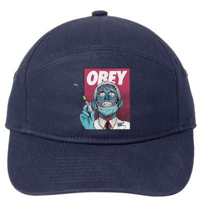 Obey Zombie Fauci Fauci Ouchie Political Tee Shirt 7-Panel Snapback Hat