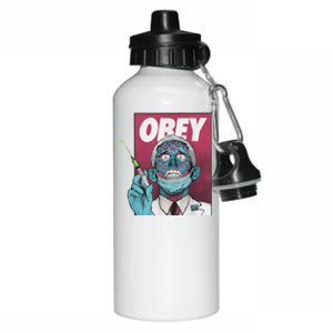 Obey Zombie Fauci Fauci Ouchie Political Tee Shirt Aluminum Water Bottle