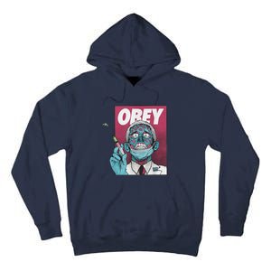 Obey Zombie Fauci Fauci Ouchie Political Tall Hoodie