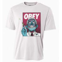 Obey Zombie Fauci Fauci Ouchie Political Cooling Performance Crew T-Shirt