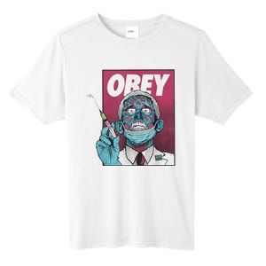 Obey Zombie Fauci Fauci Ouchie Political Tall Fusion ChromaSoft Performance T-Shirt