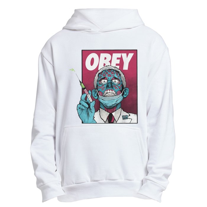 Obey Zombie Fauci Fauci Ouchie Political Urban Pullover Hoodie