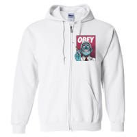 Obey Zombie Fauci Fauci Ouchie Political Full Zip Hoodie