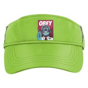 Obey Zombie Fauci Fauci Ouchie Political Adult Drive Performance Visor