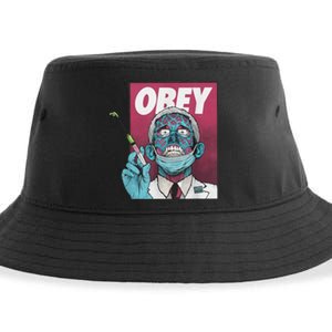 Obey Zombie Fauci Fauci Ouchie Political Sustainable Bucket Hat