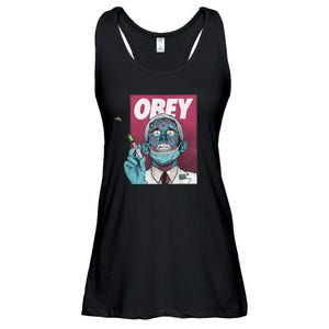 Obey Zombie Fauci Fauci Ouchie Political Ladies Essential Flowy Tank