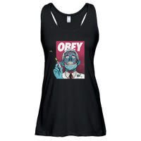 Obey Zombie Fauci Fauci Ouchie Political Ladies Essential Flowy Tank