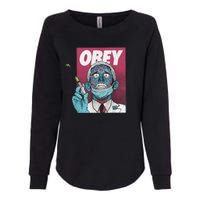 Obey Zombie Fauci Fauci Ouchie Political Womens California Wash Sweatshirt