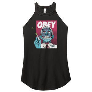 Obey Zombie Fauci Fauci Ouchie Political Women's Perfect Tri Rocker Tank