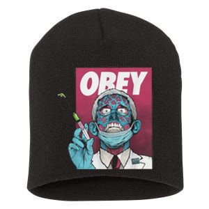 Obey Zombie Fauci Fauci Ouchie Political Short Acrylic Beanie