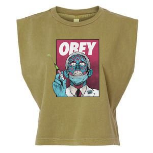 Obey Zombie Fauci Fauci Ouchie Political Garment-Dyed Women's Muscle Tee