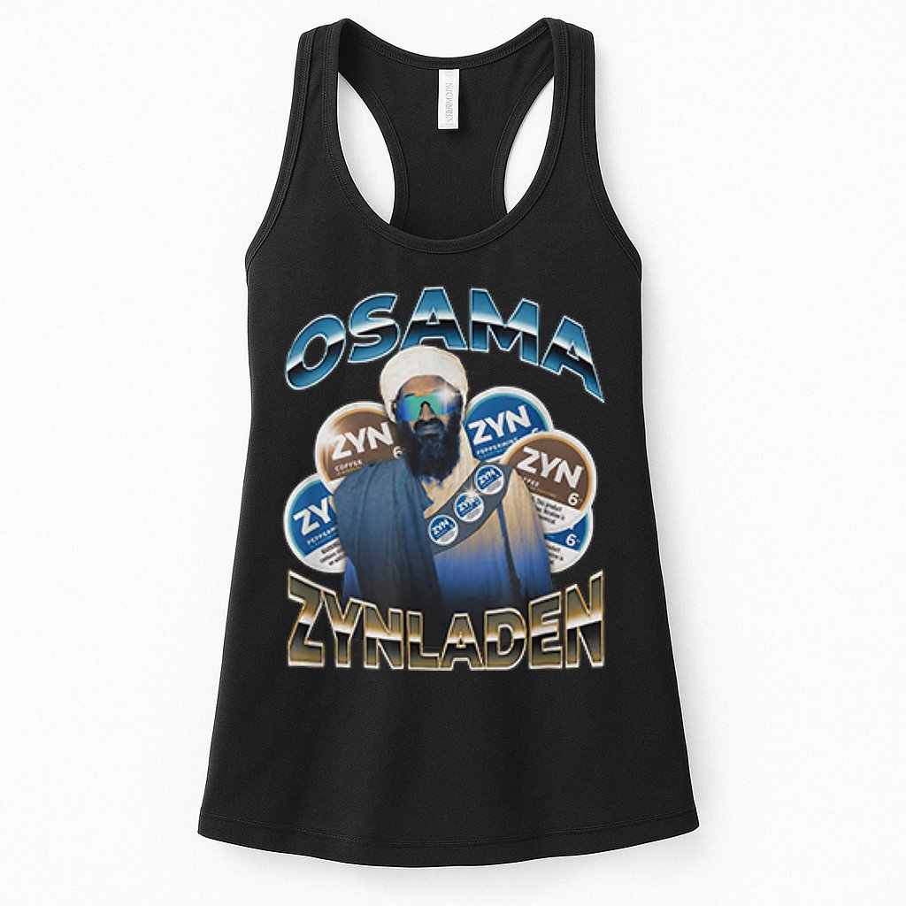 Osama Zynladen Funny Darty College Designs Womens Tank Top