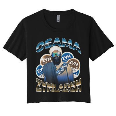 Osama Zynladen Funny Darty College Designs Crop Top