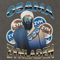 Osama Zynladen Funny Darty College Designs Cotton Canvas Backpack