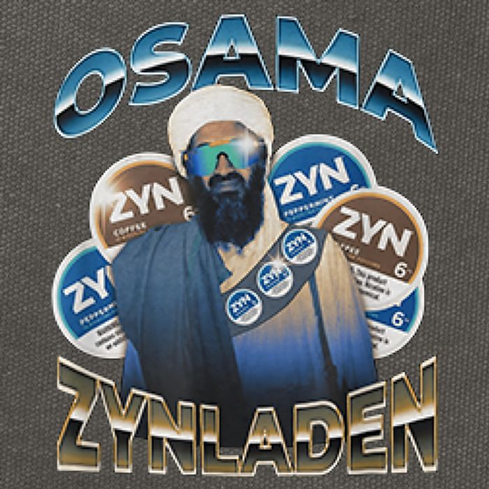 Osama Zynladen Funny Darty College Designs Cotton Canvas Backpack