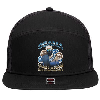 Osama Zynladen 7 Panel Mesh Trucker Snapback Hat