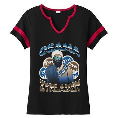 Osama Zynladen Ladies Halftime Notch Neck Tee